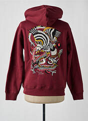 Sweat-shirt à capuche rouge VOLCOM pour homme seconde vue