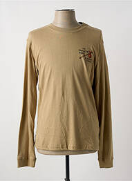 T-shirt coupe cintrée manches longues marron ELEMENT homme