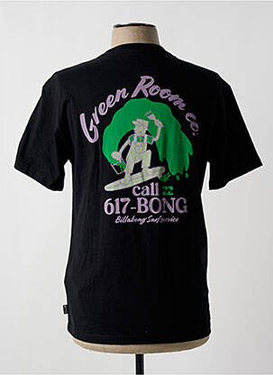 T-shirt stretch manches courtes noir BILLABONG homme