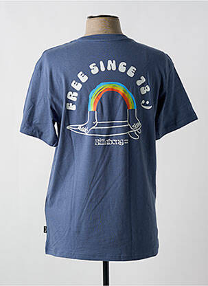 T-shirt stretch manches courtes bleu BILLABONG homme