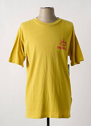 T-shirt bio manches courtes jaune CAPTAIN FIN homme