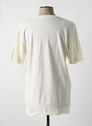 T-shirt stretch manches courtes beige CAPTAIN FIN homme