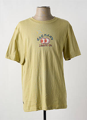 T-shirt bio manches courtes vert ELEMENT homme