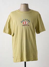 T-shirt stretch manches courtes vert ELEMENT homme