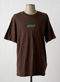 T-shirt stretch manches courtes marron ELEMENT homme