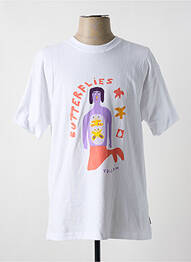 T-shirt stretch manches courtes blanc VOLCOM homme