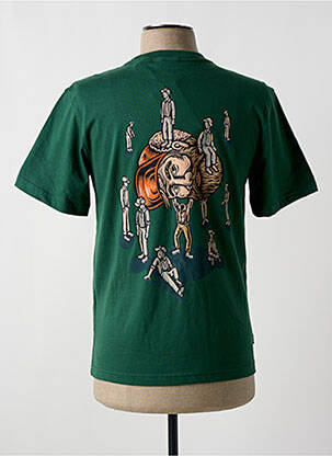 T-shirt bio manches courtes vert ELEMENT homme