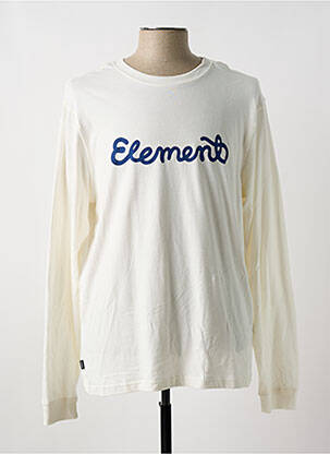 T-shirt beige ELEMENT pour homme