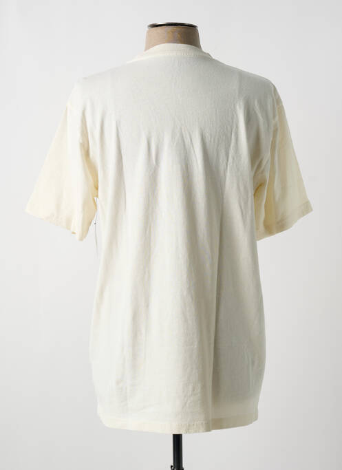 T-shirt stretch manches courtes beige CAPTAIN FIN homme