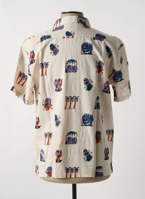 Chemise manches courtes beige BILLABONG pour homme
