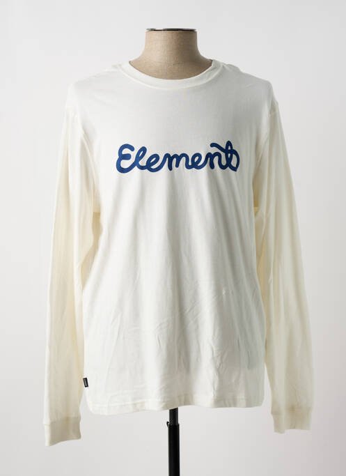 T-shirt beige ELEMENT pour homme