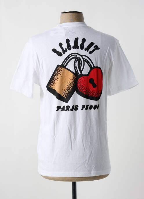T-shirt blanc ELEMENT pour homme