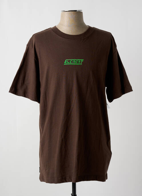 T-shirt marron ELEMENT pour homme