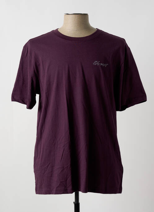 T-shirt violet ELEMENT pour homme