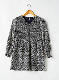 Robe mi-longue manches longues bleu LE TEMPS DES CERISES fille
