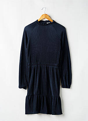 Robe mi-longue col rond manches longues bleu GARCIA fille