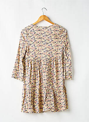 Robe mi-longue manches longues jaune GARCIA fille