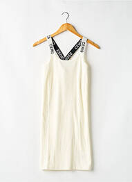 Robe mi-longue sans manche sans manche beige LE TEMPS DES CERISES fille