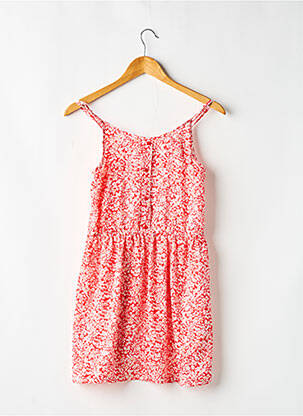 Robe mi-longue sans manche sans manche rouge LE TEMPS DES CERISES fille