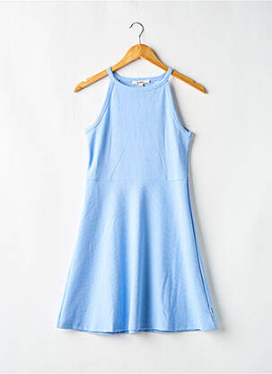 Robe mi-longue fines bretelles fines bretelles bleu GARCIA fille