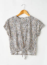 Top manches courtes manches courtes blanc GARCIA fille