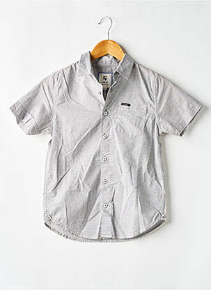 Chemise manches courtes poches gris GARCIA garçon