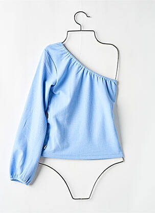 Top coupe cintrée manches longues bleu GARCIA fille