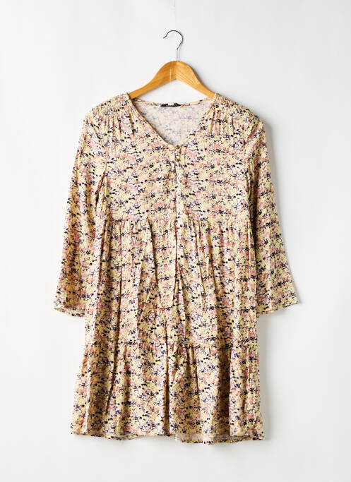 Robe mi-longue manches longues jaune GARCIA fille