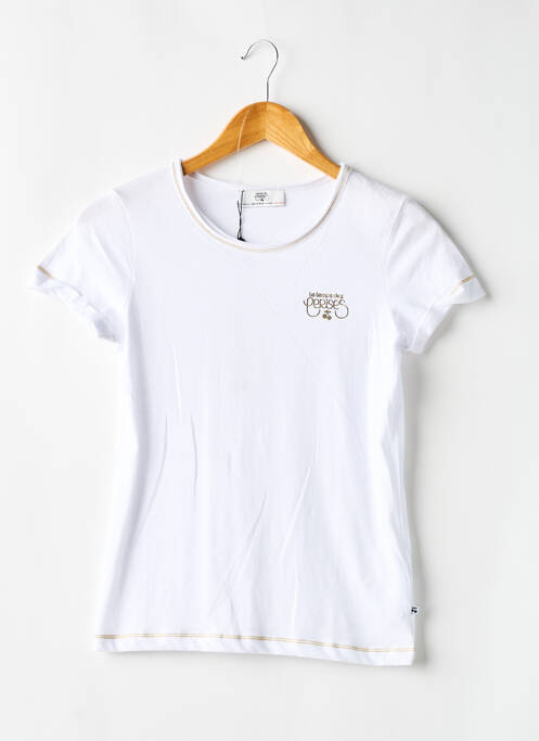 T-shirt blanc LE TEMPS DES CERISES pour fille