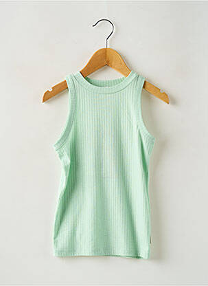 Top sans manche sans manche vert GARCIA fille