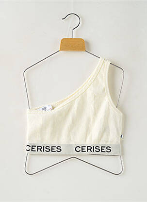 Top fines bretelles fines bretelles beige LE TEMPS DES CERISES fille