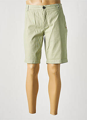 Bermuda coupe droite taille normale vert TBS homme