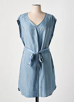 Robe courte sans manche sans manche bleu LOLA ESPELETA femme