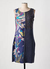 Robe mi-longue bleu SMASH WEAR pour femme seconde vue