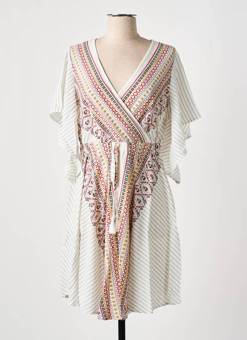 Robe courte beige SMASH WEAR pour femme