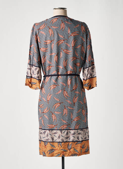 Robe mi-longue bleu GRIFFON pour femme