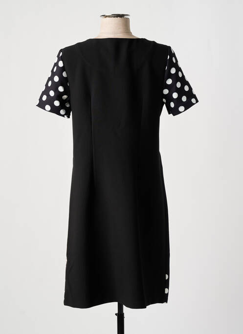Robe mi-longue noir HIPPOCAMPE pour femme