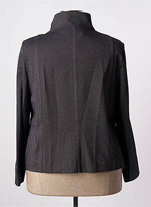 Veste casual col rond noir CHRISTINE LAURE femme