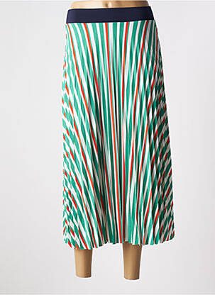 Jupe longue coupe fluide vert TOM TAILOR femme