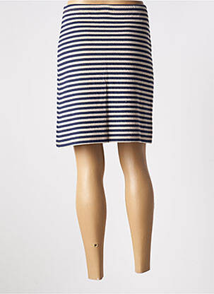 Jupe mi-longue stretch bleu LE PETIT BAIGNEUR femme
