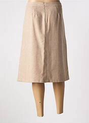 Jupe mi-longue beige HIPPOCAMPO pour femme seconde vue