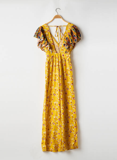 Combi-pantalon jaune SMASH! pour femme