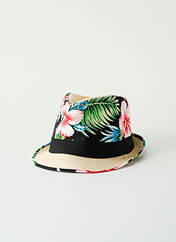 Chapeau noir PALME pour femme seconde vue