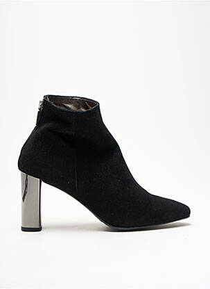 Bottines/boots bout pointu talon de 7 à 9cm noir PERLATO femme