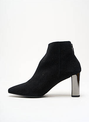Bottines/boots bout pointu talon de 7 à 9cm noir PERLATO femme
