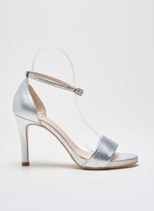 Sandales/Nu pieds argent LODI pour femme