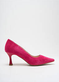 Escarpins nubuck talon de 4 à 6cm rose LODI femme