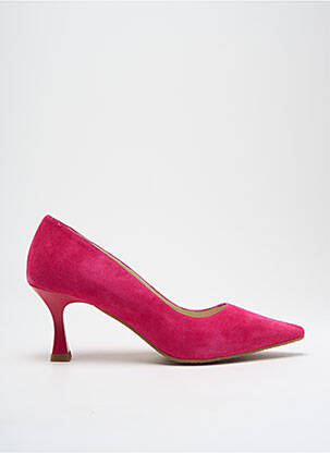 Escarpins nubuck talon de 4 à 6cm rose LODI femme