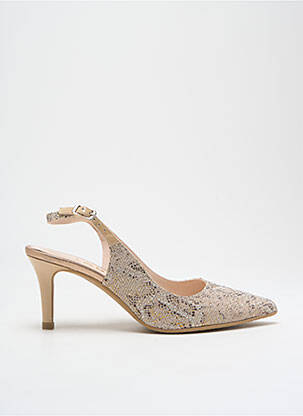 Escarpins fermeture boucle(s) talon de 4 à 6cm or LODI femme