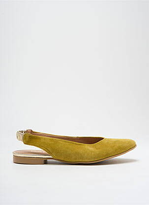 Sandales/nu pieds chiquet talon plat jusqu'à 3cm vert GADEA femme